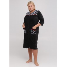 Халат Wild love XL,2XL,3XL велюр 20766